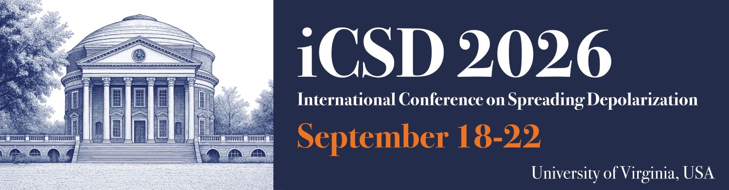 2026 International Conference on Spreading Depolarization (iCSD) Banner